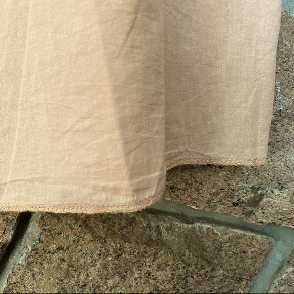 Plus size light cotton blend maxi skirt. - Picture 4 of 5